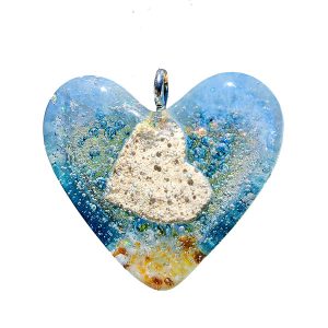 Fillable Glass Memorial - Heart